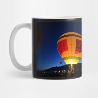 Balloon fiesta landscape A Mug